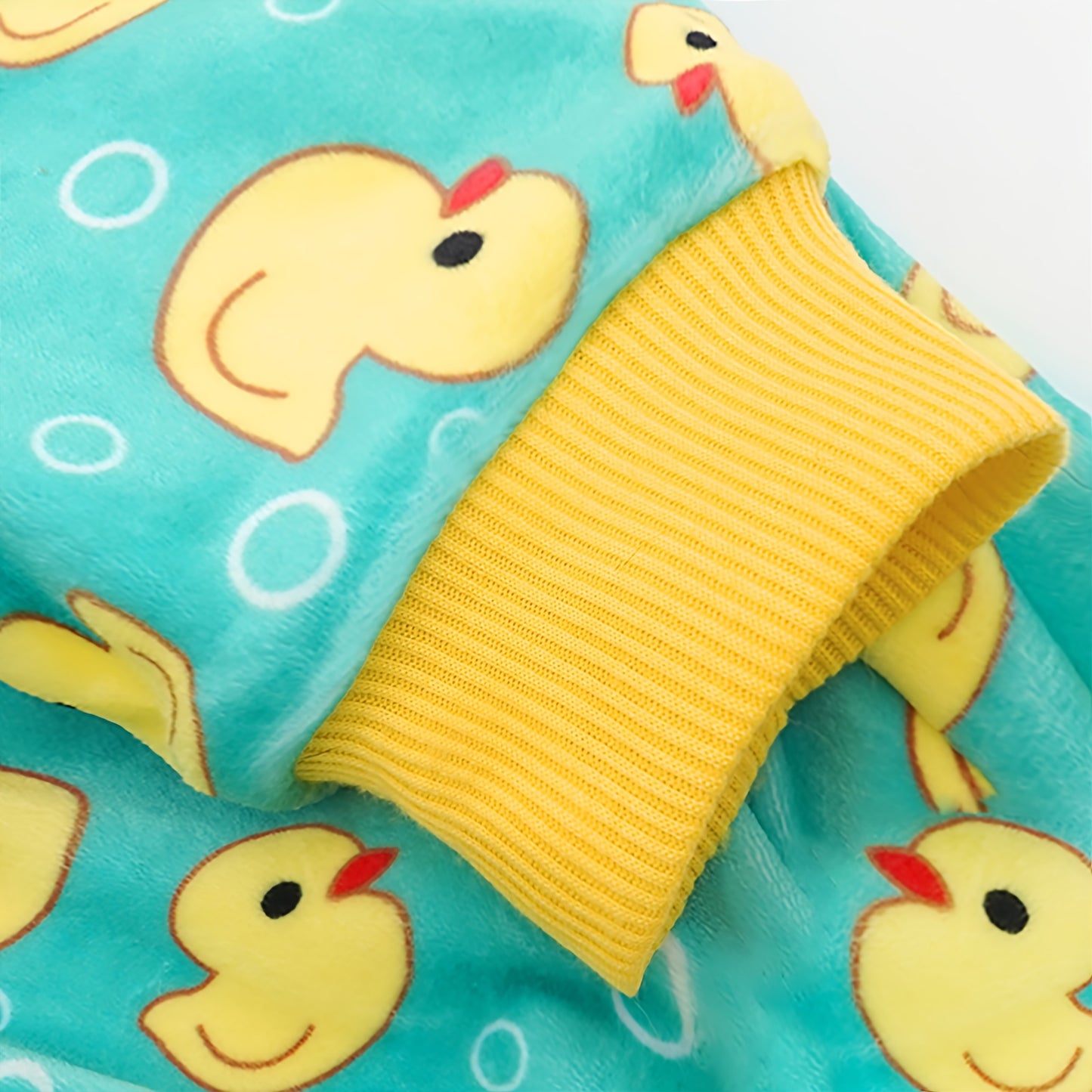1pc Cute Duck Graphic Pet Pajamas Breathable Dog Loungewear For Dog And Cat Clothes