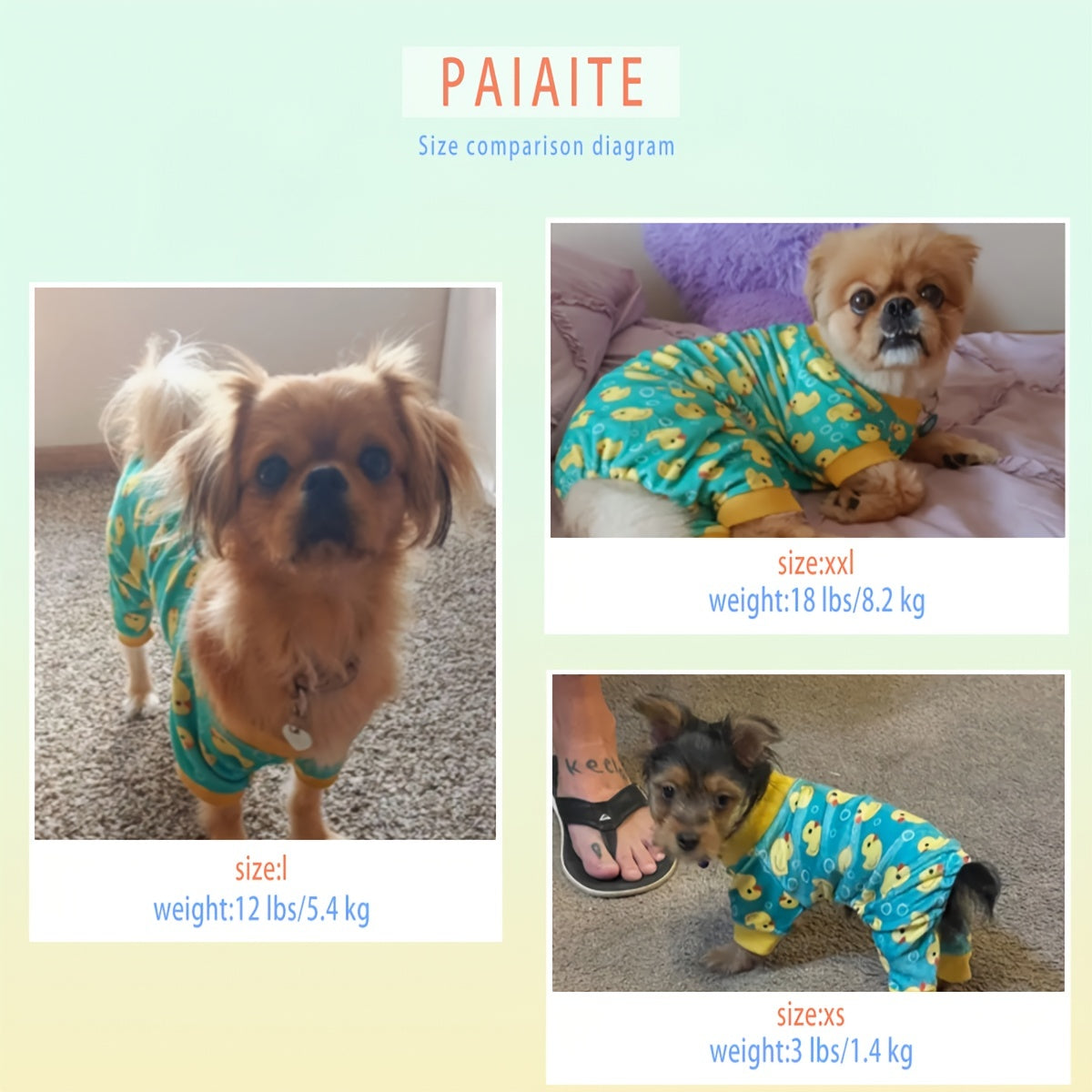 1pc Cute Duck Graphic Pet Pajamas Breathable Dog Loungewear For Dog And Cat Clothes