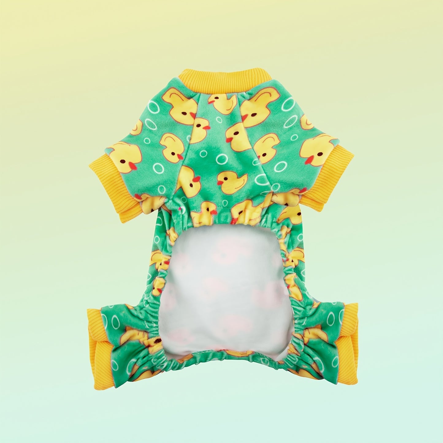 1pc Cute Duck Graphic Pet Pajamas Breathable Dog Loungewear For Dog And Cat Clothes