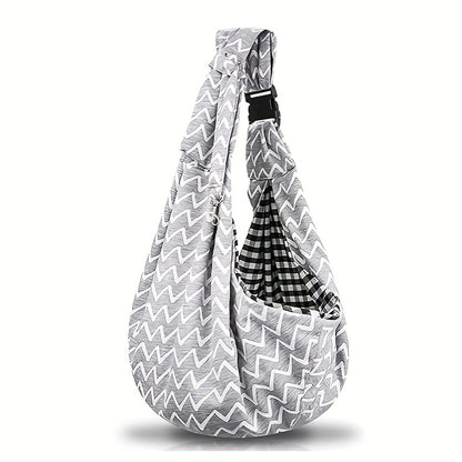 Hands-Free Dog and Cat Sling Carrier - Comfortable and Convenient Pet Travel Bag