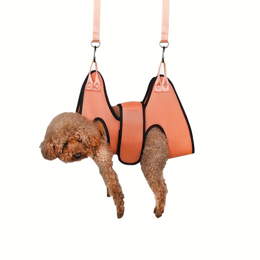 5pcs/set Deluxe Pet Grooming Hammock - Sturdy Nail Trimming Sling Helper for Safe Pet Restraint - Universally Suitable for Dogs and Cats of All Sizes and Breeds, Essential Grooming Supplies