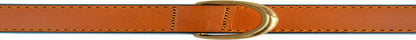 Leather Padded Dog Collar, Extra Large, Tan and Teal, Heavy Duty Brass Buckle, 28" Long X 1 3/4" Wide, Neck Size 22" to 25", Size XL
